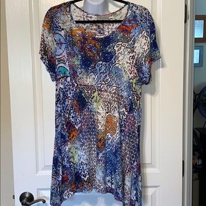 Long Multi Colored Tunic